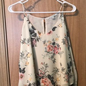 Floral off the shoulder top